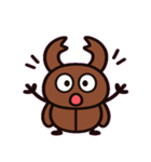 まじめなクワガタの日常@SFW（個別スタンプ：13）