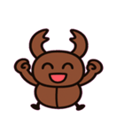 まじめなクワガタの日常@SFW（個別スタンプ：14）