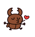 まじめなクワガタの日常@SFW（個別スタンプ：16）