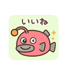 ドジっ子あんこうの毎日スタンプ（個別スタンプ：3）