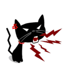 黒猫がやって来た！（個別スタンプ：24）