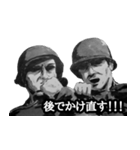 ミリタリー劇画スタンプ 苦労する現場編2（個別スタンプ：8）