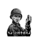 ミリタリー劇画スタンプ 苦労する現場編2（個別スタンプ：10）