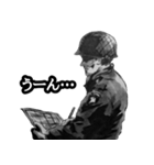 ミリタリー劇画スタンプ 苦労する現場編2（個別スタンプ：12）