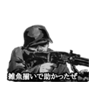 ミリタリー劇画スタンプ 苦労する現場編2（個別スタンプ：13）