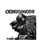 ミリタリー劇画スタンプ 苦労する現場編2（個別スタンプ：21）