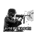 ミリタリー劇画スタンプ 苦労する現場編2（個別スタンプ：37）