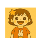 我が家のわんぱくガール（個別スタンプ：2）