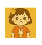 我が家のわんぱくガール（個別スタンプ：3）