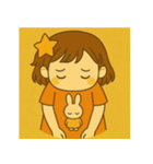 我が家のわんぱくガール（個別スタンプ：8）