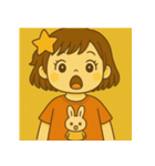 我が家のわんぱくガール（個別スタンプ：9）