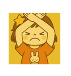 我が家のわんぱくガール（個別スタンプ：11）