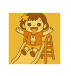 我が家のわんぱくガール（個別スタンプ：14）