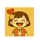 我が家のわんぱくガール（個別スタンプ：15）