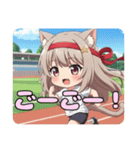 運動会とお嬢様みなみセット（個別スタンプ：1）