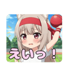 運動会とお嬢様みなみセット（個別スタンプ：10）