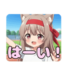 運動会とお嬢様みなみセット（個別スタンプ：15）