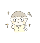 ゆりとくまのかわいいスタンプ（個別スタンプ：4）