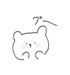 ゆりとくまのかわいいスタンプ（個別スタンプ：13）
