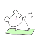 ゆりとくまのかわいいスタンプ（個別スタンプ：14）