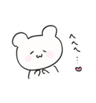 ゆりとくまのかわいいスタンプ（個別スタンプ：30）