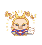 僕のヒーローアカデミア×ほわほわのぽにゃ（個別スタンプ：36）
