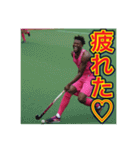 ※【ホッケー】が大好きなゲイの黒人（個別スタンプ：24）