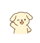 クリームわんこ のんびり日常（個別スタンプ：2）