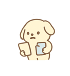 クリームわんこ のんびり日常（個別スタンプ：5）