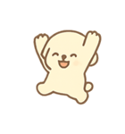 クリームわんこ のんびり日常（個別スタンプ：9）