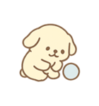 クリームわんこ のんびり日常（個別スタンプ：12）