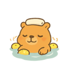 カピバラ温泉 ほかほかデイズ（個別スタンプ：5）