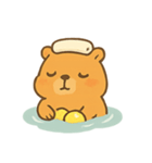 カピバラ温泉 ほかほかデイズ（個別スタンプ：6）