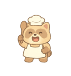 アライグマシェフのまいにち（個別スタンプ：1）