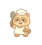 アライグマシェフのまいにち（個別スタンプ：9）