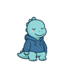 パーカー恐竜のまいにち（個別スタンプ：7）