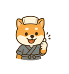 柴犬すし職人 かわいいサービス（個別スタンプ：6）