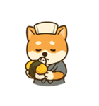 柴犬すし職人 かわいいサービス（個別スタンプ：7）
