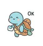 海のちびキャラ毎日ことば（個別スタンプ：1）