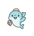 海のちびキャラ毎日ことば（個別スタンプ：2）