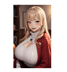 ヴァンパイアガールはハロウィン限定と書（個別スタンプ：2）