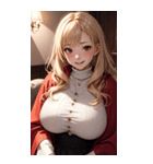 ヴァンパイアガールはハロウィン限定と書（個別スタンプ：3）