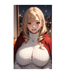 ヴァンパイアガールはハロウィン限定と書（個別スタンプ：4）