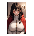 ヴァンパイアガールはハロウィン限定と書（個別スタンプ：6）