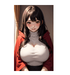 ヴァンパイアガールはハロウィン限定と書（個別スタンプ：11）