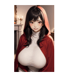 ヴァンパイアガールはハロウィン限定と書（個別スタンプ：13）