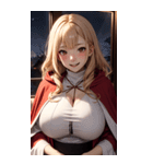 ヴァンパイアガールはハロウィン限定と書（個別スタンプ：14）