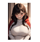 ヴァンパイアガールはハロウィン限定と書（個別スタンプ：17）