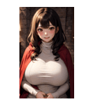 ヴァンパイアガールはハロウィン限定と書（個別スタンプ：20）