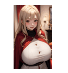 ヴァンパイアガールはハロウィン限定と書（個別スタンプ：24）